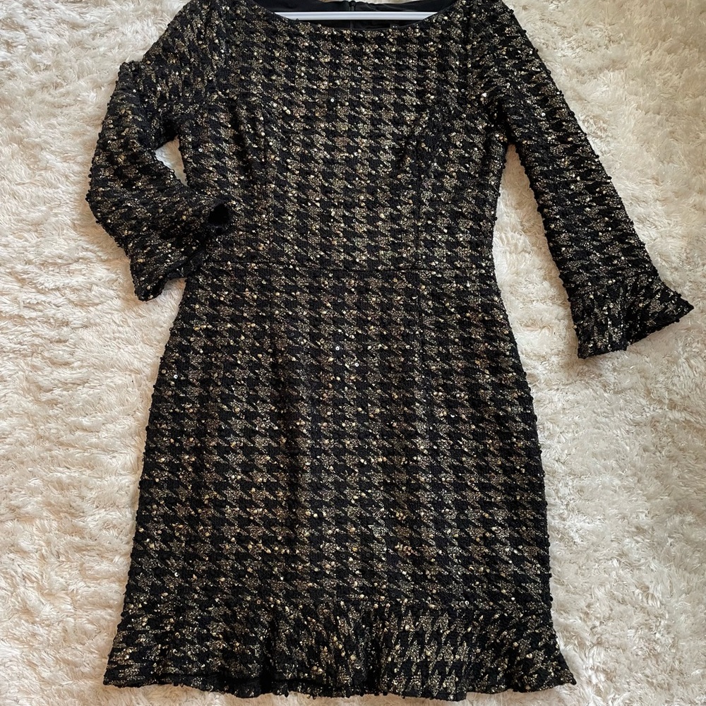 NWT black/gold dress